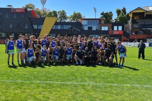 Photo: Teams from the 2021 fixture at Punt Road Oval
