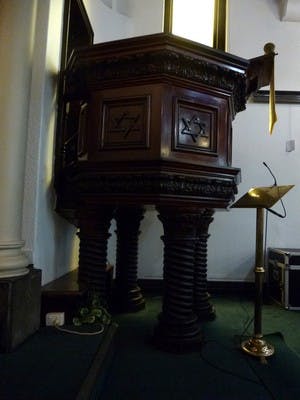 Pulpit in the Lutheran Church